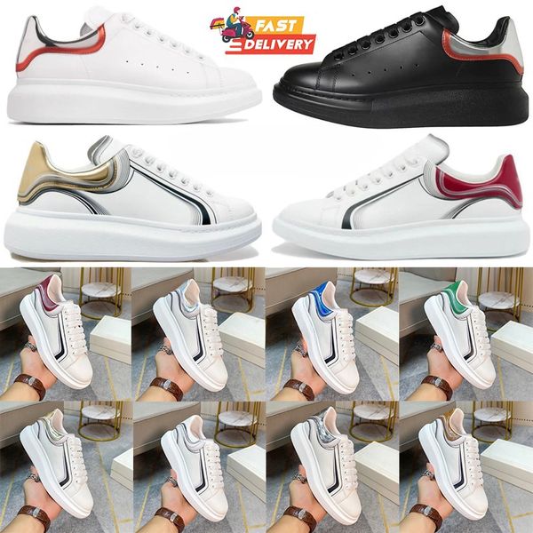 chaussures baskets chaussures hommes chaussures chaussures de marque bouffées femmes chaussures véritables hommes chaussures en cuir à la mode blanc pur chaussures avec des semelles épaisses pour une respirabilité accrue