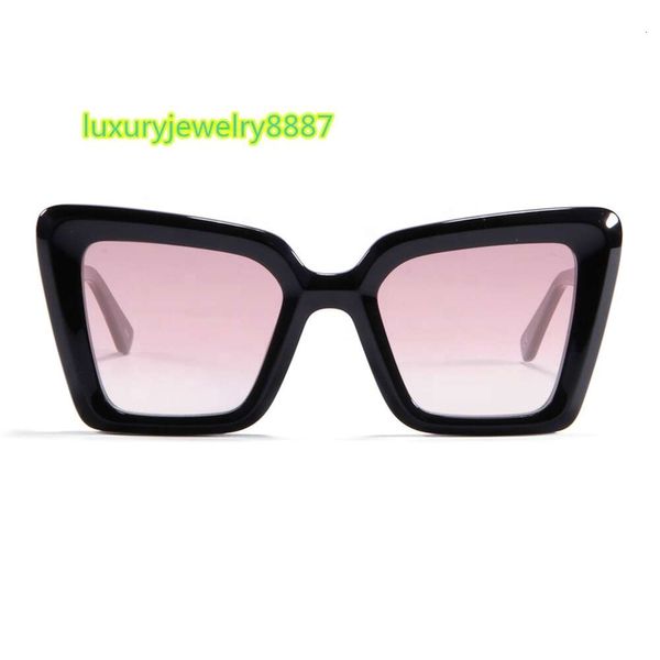 2022 Occhiali Mazzuchelli italiani Fatti a mano di alta qualità OEM Design di lusso in cellulosa Cat Eye occhiali da sole riciclati in acetato