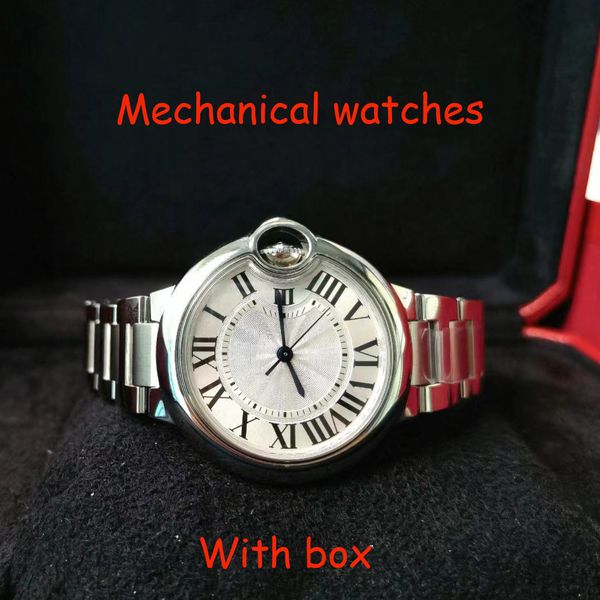 Neue Ballonuhr Herrenuhren Keramiklünette Klassisch 42MM Luxusuhr Automatisches mechanisches Uhrwerk Designeruhr Armbanduhr mit Box