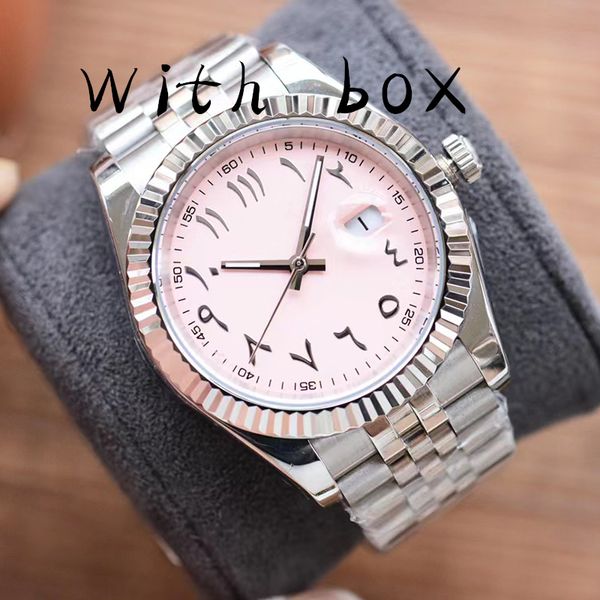 relógios 007 relógio automático numeral árabe luz mostrador azul relógio de designer masculino relógio de luxo safira relógio de aço inoxidável 41MM relógio relógio árabe f1 relógio nttd