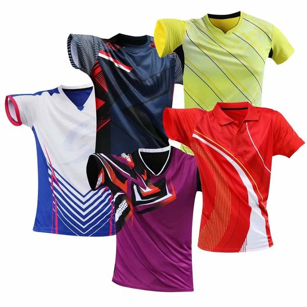 Magliette da esterno Maglietta da tennis Abbigliamento donna Ping-pong Ragazze Kit da ping pong Uomo Ping Pong Maglietta cinese Badminton Uomo Maglia da tennis 231216