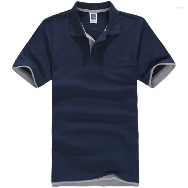 Polo da uomo Marche Camisa Masculina Polo da uomo Camicie a maniche corte in cotone Sport Golftennis Blusas Top Abbigliamento maschile