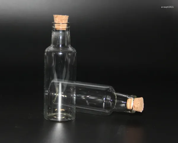 Flaschen 10 Stück 22/60 mm niedlicher Glaswunsch mit Korken, Kunsthandwerk, Driftgläser, Hochzeitsdekor, Geschenk, 12 ml, leere Behälter