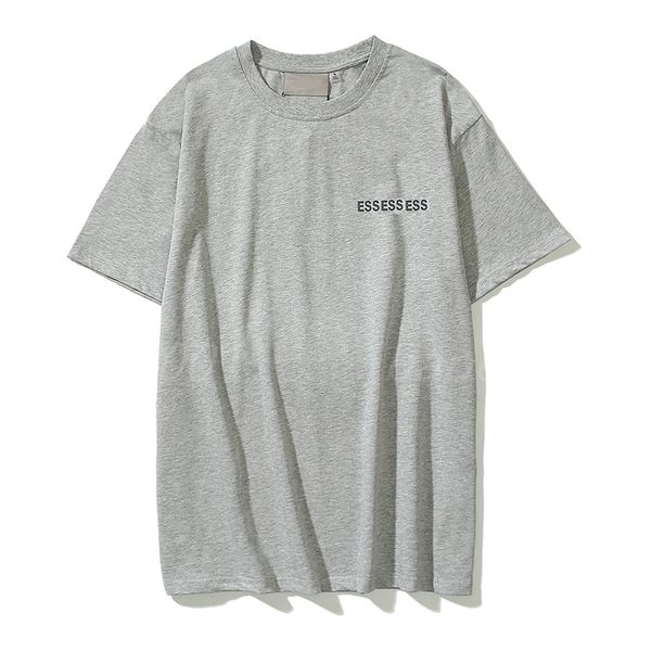 Esse camiseta masculina de verão 100% algodão, camisetas soltas com letras de borracha, logotipo, hip hop, unissex, camisetas esportivas de grandes dimensões 729