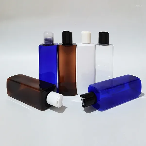 Aufbewahrungsflaschen (30 Stück) 250 ml leere Lotionsflasche mit Scheibendeckel, 250 cc PET, Shampoo, Flüssigseife, Kunststoffbehälter, Reisepresse, Schraubdeckel