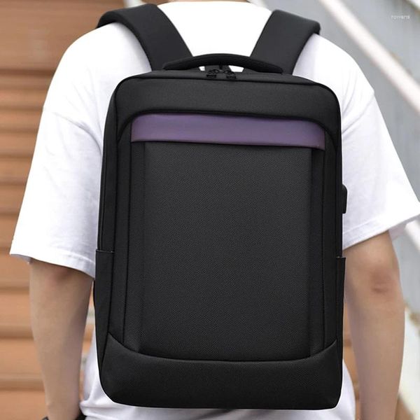 Backpack Business Laptop Waterproof Notebook For Men School Book Bag Expandable Multifunction USB Charging Man Backpacks