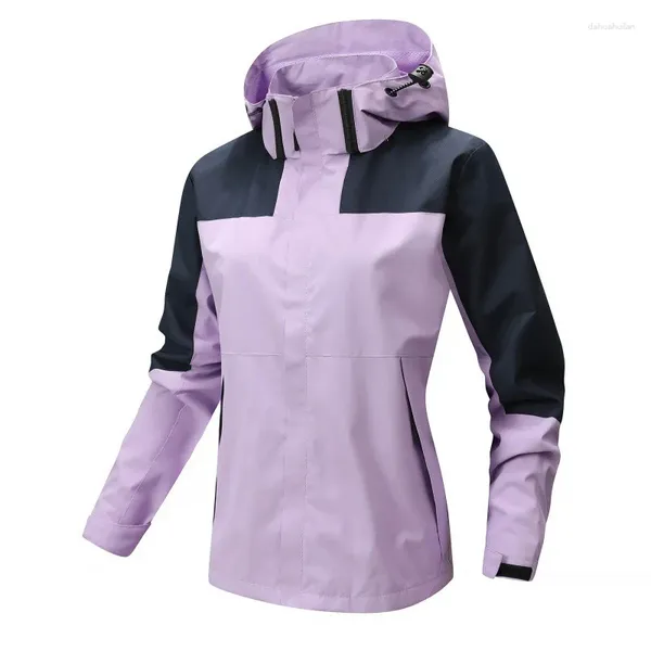 Giacche da corsa Giacca da ciclismo impermeabile Donna Team Road Mountain Bike Abbigliamento con cappuccio Cappotto da bicicletta MTB Wear Veste Velo Route Cyclisme