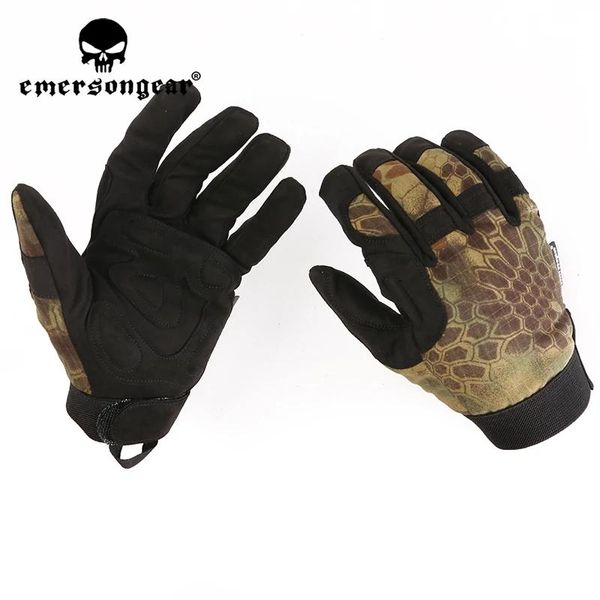 Guanti Emersongear Guanti militari Full Finger Duty Tattici da combattimento Caccia Airsoft Paintball Tiro Ciclismo Equipaggiamento protettivo per le mani