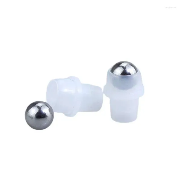 Lagerung Flaschen 16mm Ätherisches Öl Ball Kappe Kosmetik Verpackung Zubehör Kunststoff Stahl Metall Roller Für Glas Rolle Auf Flasche