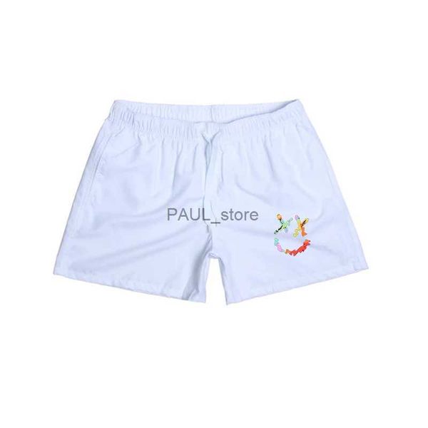 Unterhose XX Smiley-Gesicht Badeanzug Strand Schnell trocknende Badehose für Herren Bademode Sunga Boxershorts Rosendruck Boardshorts schnell trocknende Badehose L231218