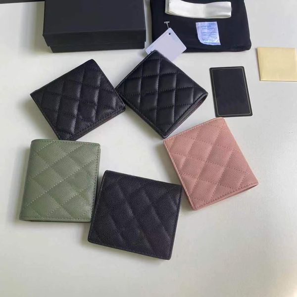 10a Designer Paris Plaidstil High -End -Männer CC Wallet Credit Card Halter Brieftasche Frauen Brieftasche Luxusklapper Handtasche Brieftasche 50