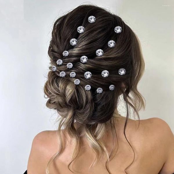 Haarspangen Mode Metall Kristall Haarnadel Hochzeit Braut Hochsteckfrisur Ornamente Antike Kostüm Modellierung Schmuck Zubehör Geschenk