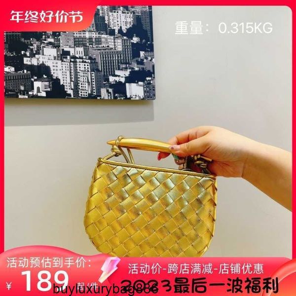 Borse a tracolla Borse in pelle di design Botte Venetas Borsa di design piccola Donna 2024 Nuova moda coreana Borsa a tracolla con una spalla Borsa in tessuto sardina di alta qualità Ti HBRV