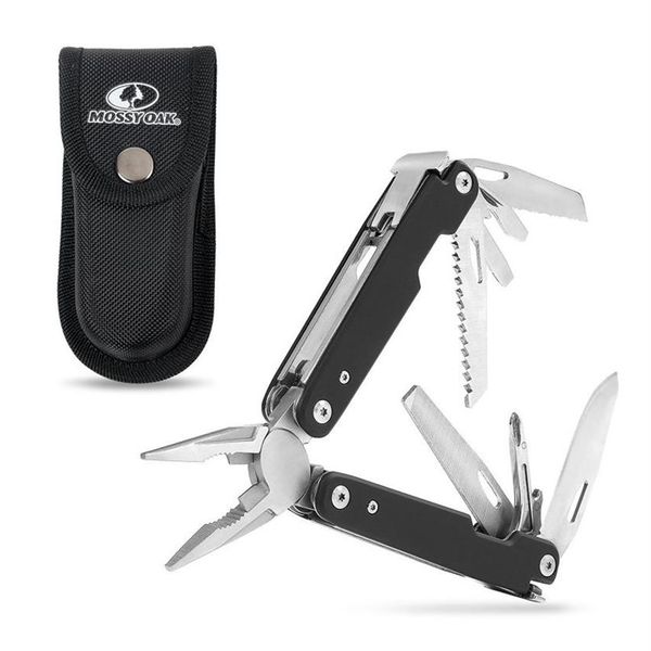 MOSSY OAK Multitool 12-in-1 Multizange Drahtschneider Multifunktionswerkzeuge Survival Camping Werkzeug Angeln 211028222Z