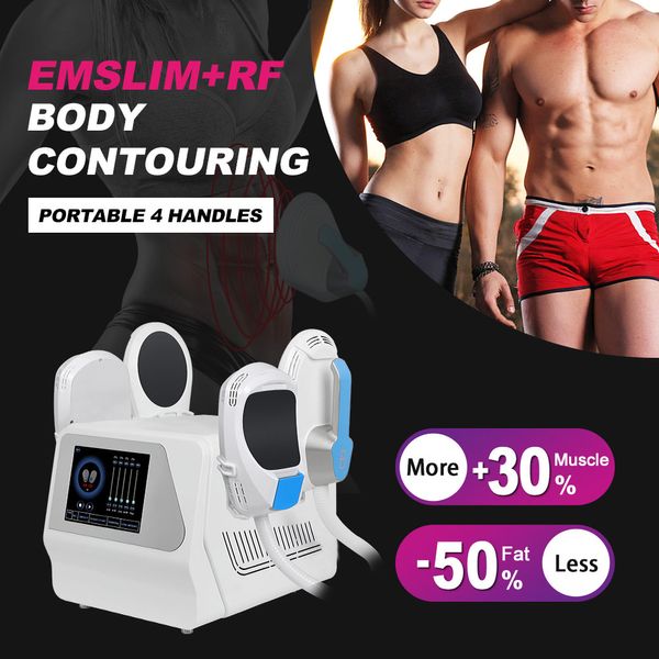 Uso domestico/commerciale 7 Tesla EMS macchina per scolpire il corpo stimolatore muscolare elettromagnetico rimozione del grasso Emslim Fitness Beauty strumento per l'allenamento muscolare