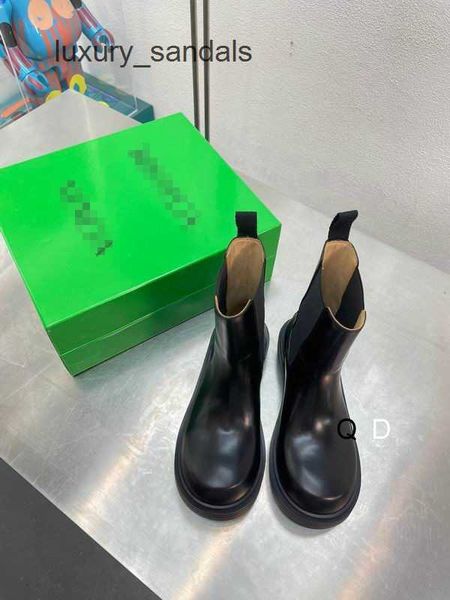 Bottegga Designer feminino masculino bombeiro Chelsea tornozelo botas de alta qualidade forro de couro escovado couro de bezerro com sola de couro injetada de borracha botas Unsiex JATO-yi