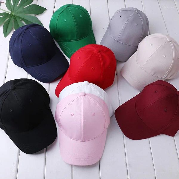 Ball Caps Benutzerdefinierte Logo Kind Baseball Kappe Outdoor Mädchen Jungen Sonnencreme Snapback Papa Hüte Einfarbig Hip Hop Einstellbare Trucker hut