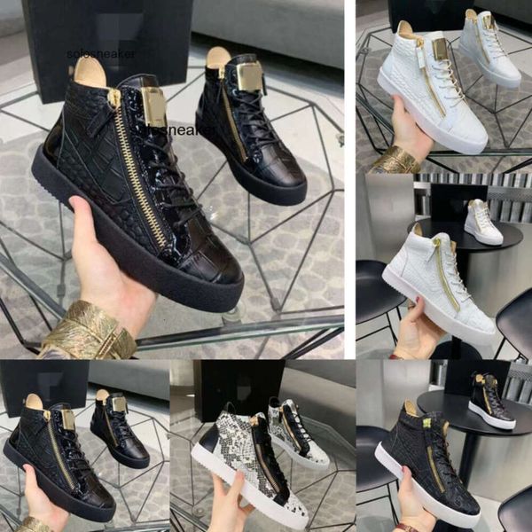 2023 Sapatos casuais de couro real tênis de luxo masculino sapatos de caça a pomares de panos de zonottis martin Frankie o diamante de grãos odile