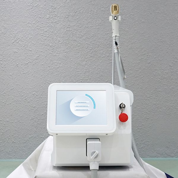 Macchina per la depilazione laser a diodi 2 in 1 con sistema di raffreddamento ipl con testina per il ringiovanimento della pelle