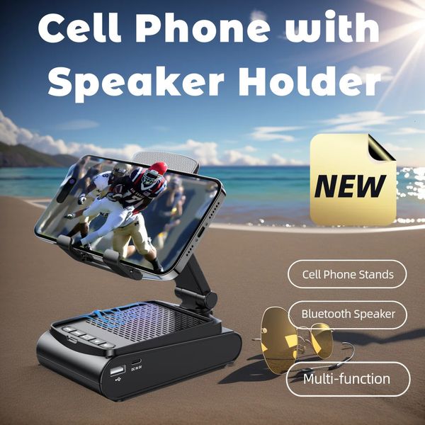 Компьютер S ers JOCEEY Portable s er с подставкой Bluetooth F25 Противоскользящий HD Surround Sound Регулируемый держатель для планшета s er Phone 231216