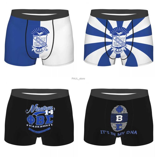 Mutande Phi Beta Sigma PBS Fraternity Intimo da uomo Boxer Brief Intimo traspirante Slip comfort elasticizzatiL231218