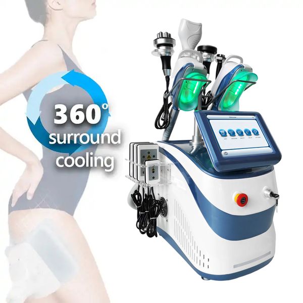 Macchina per dimagrire per crioterapia a corpo freddo 360°Cryolipolysis Fat Freeze RF 40k Cool Tech Sculpting Shape Beauty Salon Equipment