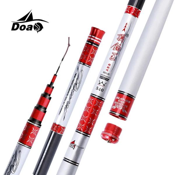 Canne doao ad alto materiale carbone superhard canna da pesca 3,68,1 m canna da pesca del mare telescopico canna da pesca taiwan pesca per pesce grande da carpa