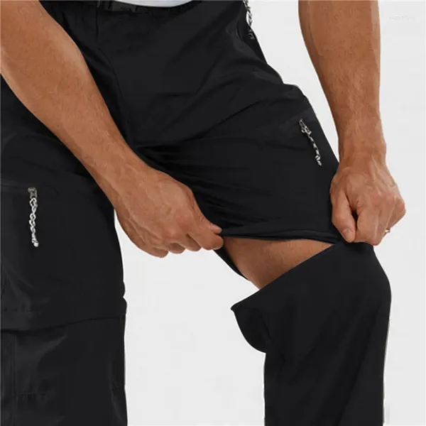 Pantaloni da uomo da trekking da uomo estivi ad asciugatura rapida pantaloni traspiranti impermeabili da esterno tattici da viaggio campeggio trekking rimuovi