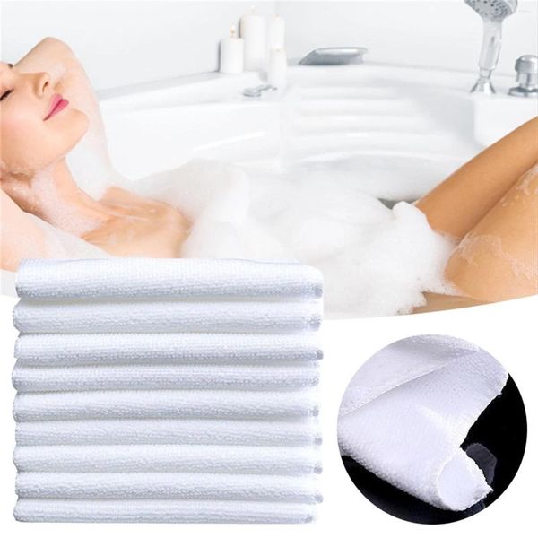 Asciugamano da 24 pezzi bianco Bar Mop asciugamani da cucina in cotone asciutto per il corpo