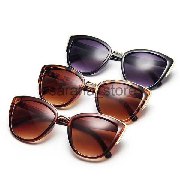 Солнцезащитные очки Vintage Cat Eye Солнцезащитные очки Мужчины Женщины Модный дизайнерский бренд Солнцезащитные очки Сексуальные леопардовые очки Cycles Солнцезащитные очки Oculos De Sol J231218