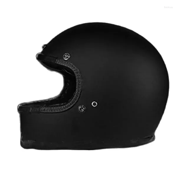 Мотоциклетные шлемы, шлем из стекловолокна, Motocicleta Casco, матовый черный, гоночный, анфас, хорошая безопасность