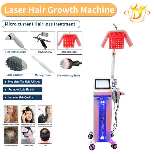 Outros equipamentos de beleza Vertical 650nm Laser Hair Therapy Pente Cabelos Crescimento Anti Perda Máquina de Beleza para Centro de Beleza Clínica