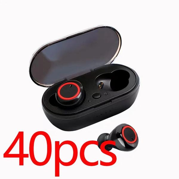 Auriculares Auriculares para teléfono celular Paquete de 40 piezas Auriculares Auriculares Bluetooth Blutooth Y50 Tws Auriculares para juegos al por mayor Auriculares para jugadores con micrófono