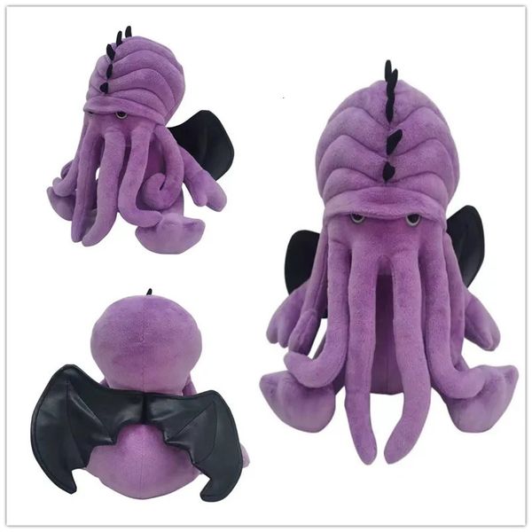 Bonecas de pelúcia 25 cm CthulhuCraft brinquedos bonito macio recheado anime polvo para criança aniversário presente de Natal 231218