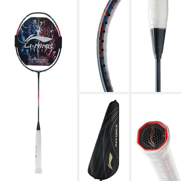 Schläger Badminton Racket Training Racket 8090100 All Carbon Ultra Light Carbonfaser