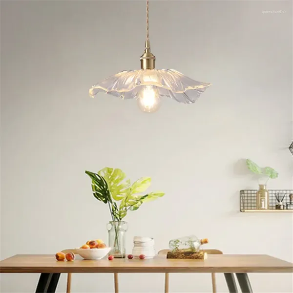 Pendelleuchten Nordic Retro Loft Einfache Lichter Raumdekor Wohnzimmer Leuchten Glas Edison Stil Kronleuchter Vintage Ganglampe