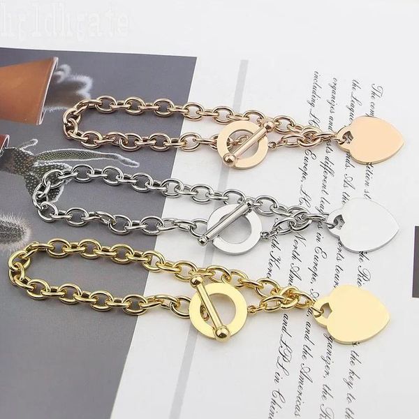 Pulseiras pura pulseira de ouro colorido letras de cores sólidas pulseira mensal homme jóias jóias pulsera pino clássico pino de amor telha de charme