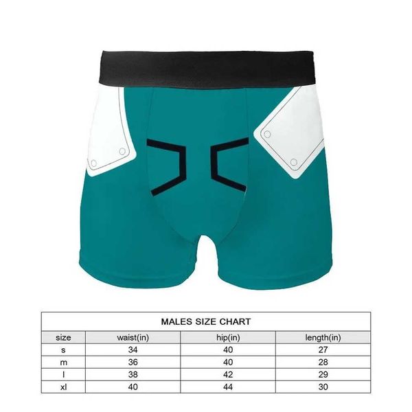 Mutande Deku Intimo maschile MHA Mutande di cotone Cosplay My Hero Academia Uomo Boxer Cos Mutandine Pantaloncini Cartoon Anime Slip da uomoL1218