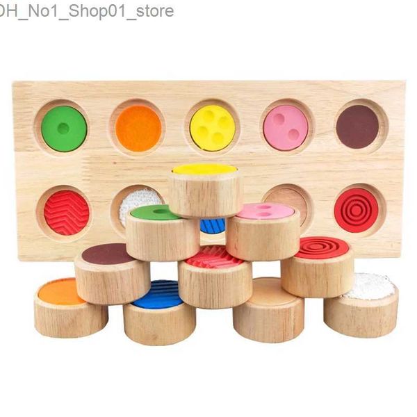 Sortieren Verschachteln Stapeln Spielzeug Montessori Frühes Lernen Kinder Spielzeug Für Kinder Bildung Sensorische Touch Gefühl Zug Werkzeuge Farbe Passenden Spiele Holz Q231218