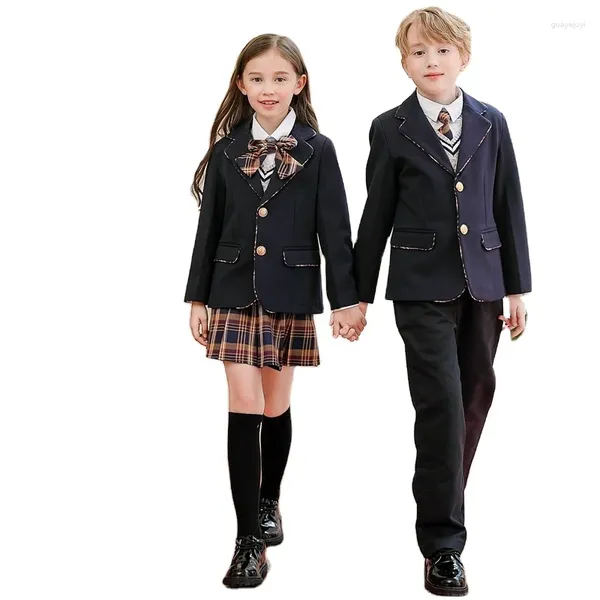 Kleidung Sets High School Uniform Oem Sommer Herbst Winter Jungen Mädchen Formale Tragen Anzüge Für Primäre Uniformen Angepasst