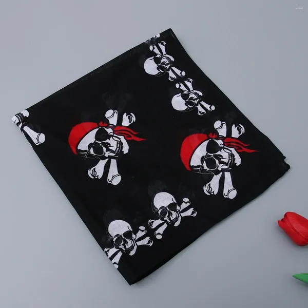 Bandanas 6 peças pirata bandana boné turbante forro respirável tema lembrancinhas acessório de fantasia