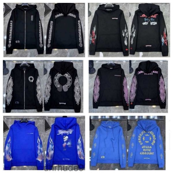 T Shirts Tasarımcı Mens Kış Kalp Hoodie Uzun Kollu Ceket Gevşek Kapşonlu Kapşonlu Kaz Hip Hop Kalpleri Zip Yukarı 6Je S ila 2xl Boyut