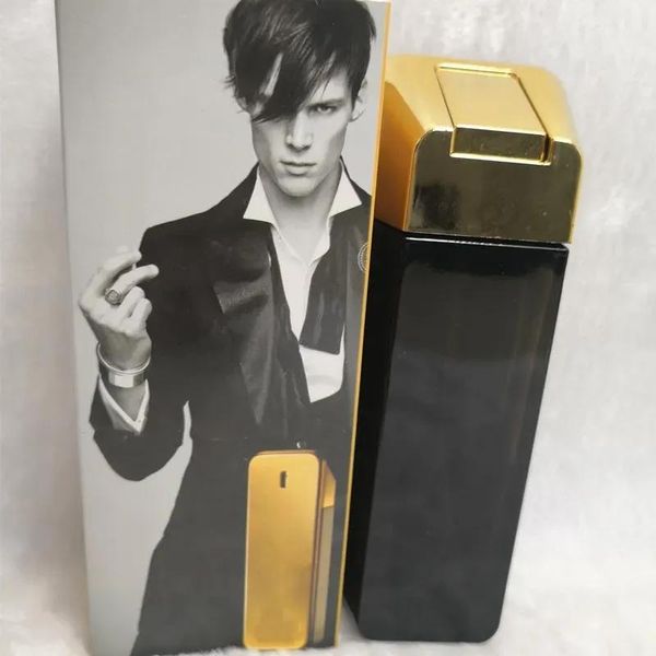 Incense Luxury Men Perfume 100ml milhões com cheiro duradouro Colônia Sandalwood Woody Scent Creative Shaped Bottle Fragrance Concise Fragrância F