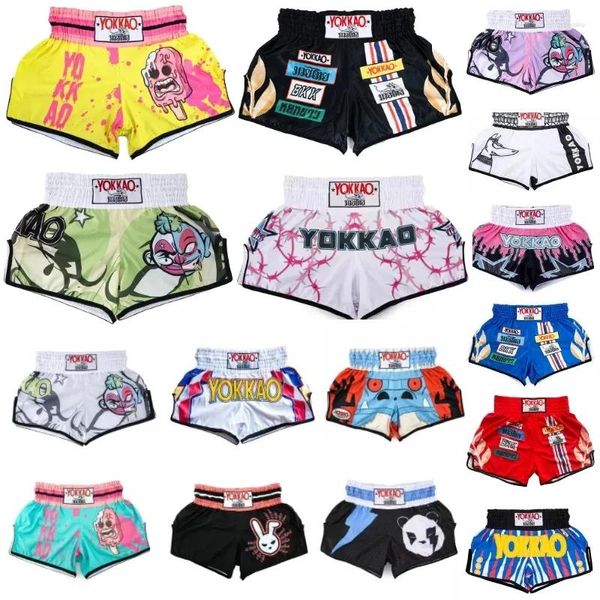 Shorts masculinos Thai Boxe Quick Dry Respirável Combate MMA Sanda Taekwondo Artes Marciais Treinamento Esportivo