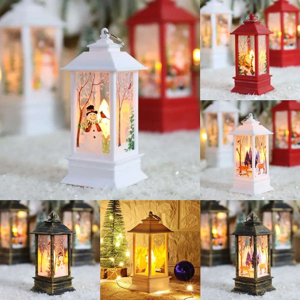 Neues Weihnachtsspielzeug liefert Weihnachts-LED-Kerzenlicht, frohe Weihnachtsdekoration für Zuhause, Weihnachtsbaum 2023, Home-Party, blinkende LED-Hängelaterne, batteriebetrieben