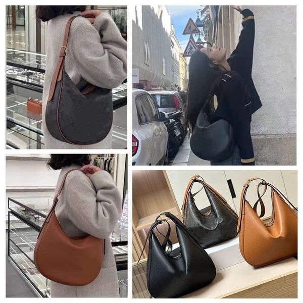 Bolsas de desenhista de luxo HELOISE bolsas de couro macio Mulheres icônicas impressão bolsa de ombro flores clássicas homens viagem sacola de compras com alça grande carteira zíper totes