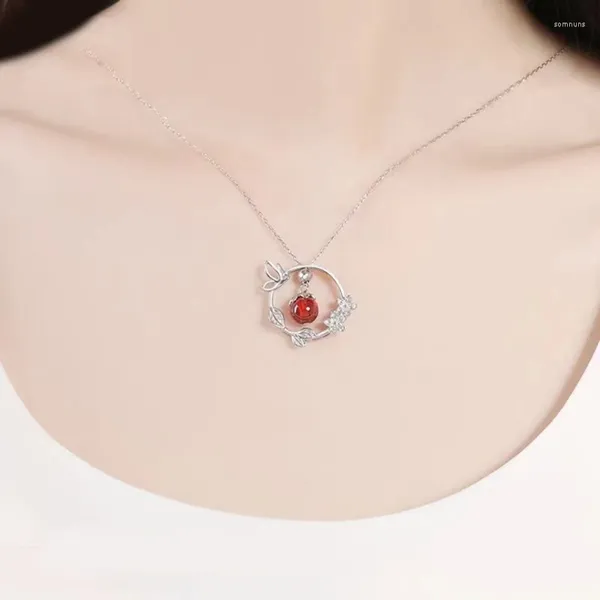 Anhänger Halsketten Anime Heaven Offizielle Segen Halskette Schmetterling Perle Schlüsselbein Kette Choker Einzigartige Schmuck Frauen Mädchen Geburtstag Dropship