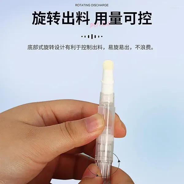 Aufbewahrungsflaschen YUXI Vakuumstift Transparente leere Tube Flüssige Grundierung Make-up-Material Laden Lip Airless