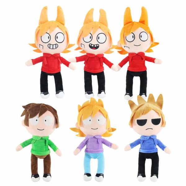 Eddsworld Plush Cartoon Doll Decoração para casa Soft Anime Stuffed Toy