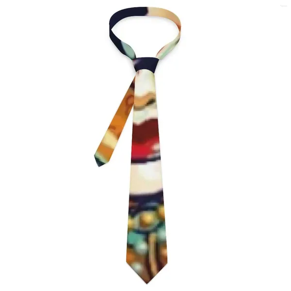 Fliegen Jibaro Farbe Krawatte Liebe Tod Roboter Saison Design Hals Retro Casual Kragen Für Männer Frauen Täglich Tragen Krawatte Zubehör